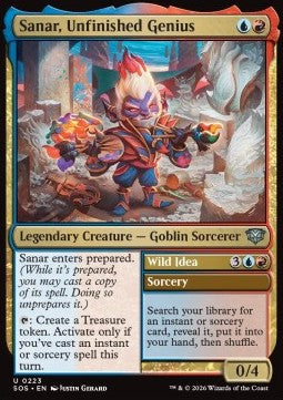 Sanar, Unfinished Genius // Wild Idea - Secrets of Strixhaven (Uncommon) [SOS-223]