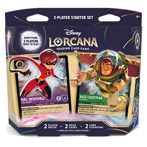 Disney Lorcana Wilds Unknown: 2-Player Starter Deck Set