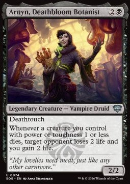 Arnyn, Deathbloom Botanist - Secrets of Strixhaven (Uncommon) [SOS-74]