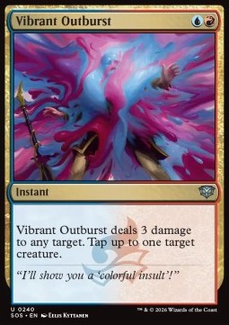 Vibrant Outburst MTG SOS #240 Losse Kaart