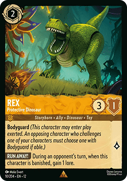 Rex - Protective Dinosaur (V.1) - Wilds Unknown (Rare) [12WIL-10]