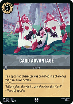 Card Advantage - Wilds Unknown (Uncommon) [12WIL-198]