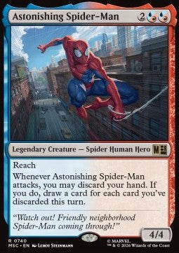 Astonishing Spider-Man - Commander: Marvel Super Heroes: Extras (Rare) [XMSC-740]