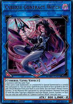 Cyberse Contract Witch (V.1 - Ultra Rare) - Magnificent Monsters (Ultra Rare) [MAMO-018]