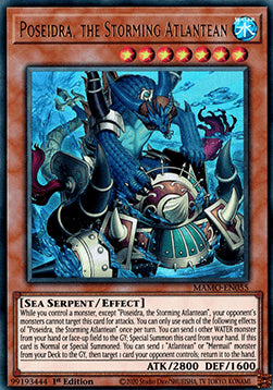 Poseidra, the Storming Atlantean - Magnificent Monsters (Ultra Rare) [MAMO-055]