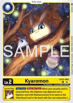 Kyaromon (EX13-003) (V.1) - Chivalrous XIII (Uncommon) [EX-13-003]