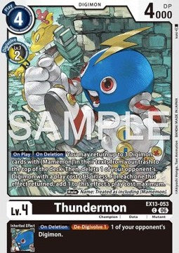 Thundermon (EX13-053) (V.1) - Chivalrous XIII (Common) [EX-13-053]