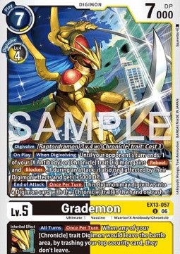 Grademon (EX13-057) (V.1) - Chivalrous XIII (Uncommon) [EX-13-057]