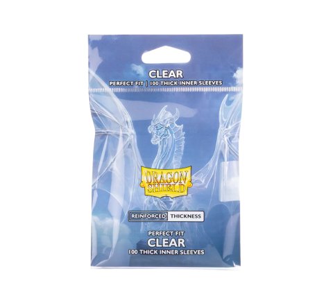 Dragon Shield Thick Inner Sleeves - Perfect Fit - Clear - Standard Size - 100 stuks