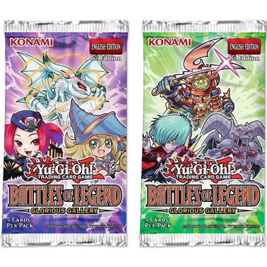 Yu-Gi-Oh - Battles of Legend - Glorious Gallery - Booster Packs